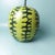 Asian Large Vintage Cloisonné Enamel Watermelon Figure – Copper Body, Green & Yellow Motif For Sale - Image 3 of 6