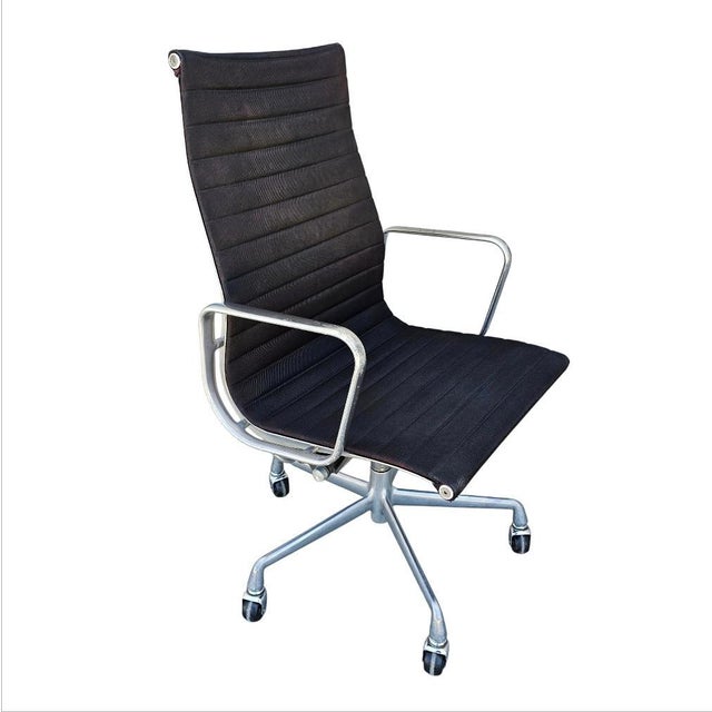 1970s Eames for Herman Miller High Back Aluminum Group Chair For Sale - Image 16 of 18