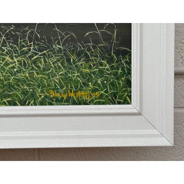Young Boy Fishing by a Beautiful Riverside in Lush Green English Countryside 1995 For Sale - Image 11 of 18