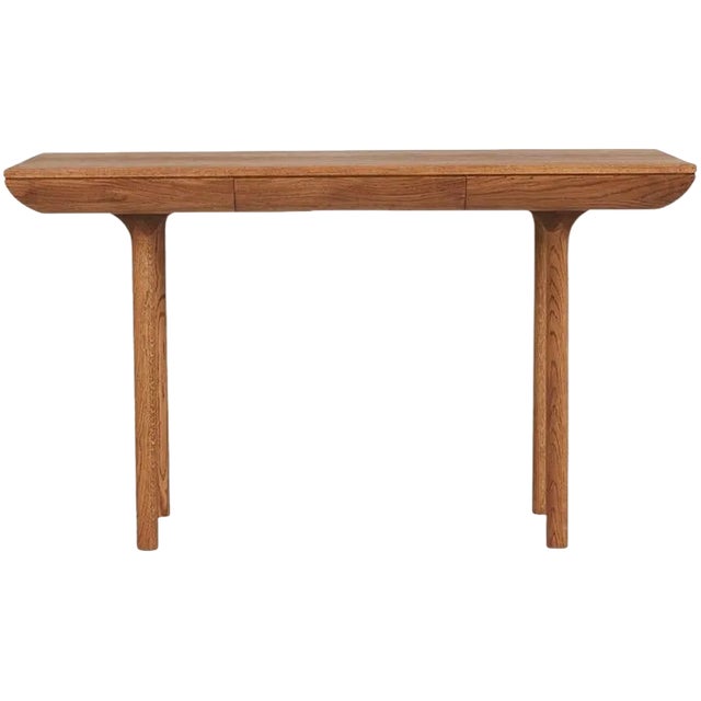 Rúna Teak Oiled Oak Desk by Warm Nordic For Sale