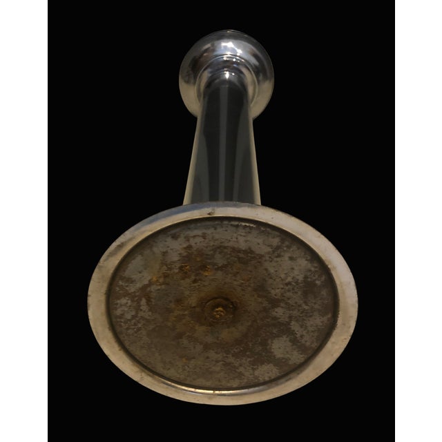 Large Vintage Chrome-Plated Metal Standing Ashtray, 1970s For Sale - Image 9 of 11