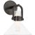 Larkin Small Empire Bracketed Sconce in Bronze with Clear Glass Designer: Ian K. Fowler Finish: Bronze Height: 10.75"...