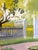 Green 1961 Mid-Century Modern 'Garden Gate in Spring' Vintage Original Landscape Oil Painting, Framed For Sale - Image 8 of 10