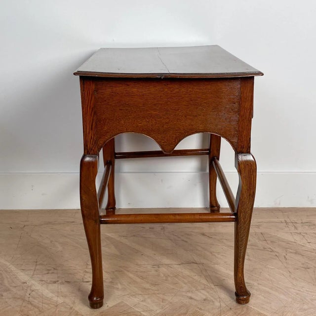 English Georgian Oak Low Boy, Circa 1780 For Sale - Image 4 of 9