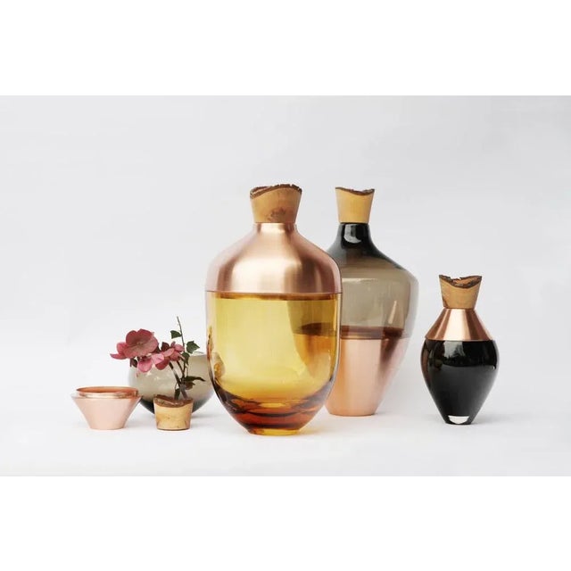 Metal Large Jade India Vase I by Pia Wüstenberg For Sale - Image 7 of 10