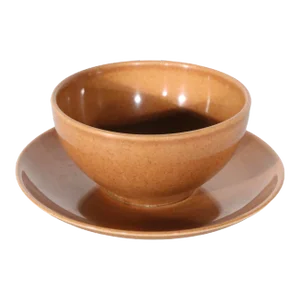 Rare Russel Wright Iroquois Casual China Gravy Bowl in Ripe Apricot Glaze