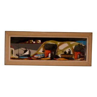 Henryk Rolinsky, Frankrite, 1950s, Oil on Canvas, Framed For Sale