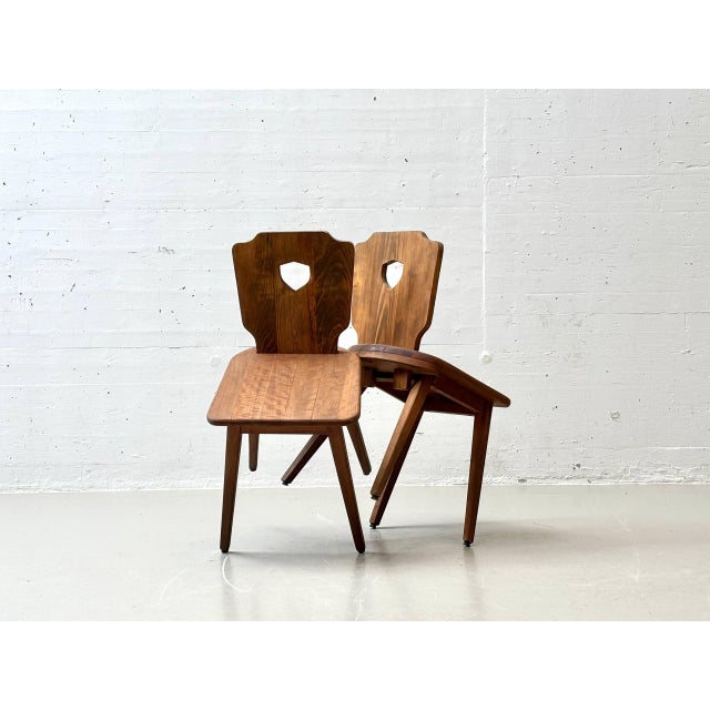 Stabellen Chair in Wood, 1970s For Sale - Image 4 of 18