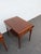 Wellington Hall Mahogany Inlay Drop Leaf Mahogany Side End Tables a Pair 6567 For Sale - Image 14 of 17