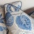 Thibaut Thibaut Indienne Hazel Blue Pillows With Navy Cord- Set of 2 For Sale - Image 4 of 6