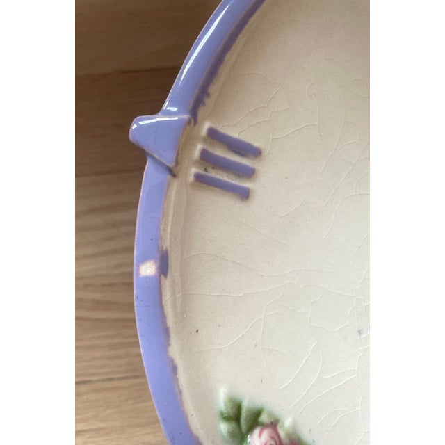 1920s Art Deco Eichwald Czechoslovakia Majolica Footed Cake/Pastry Stand For Sale In Saint Louis - Image 6 of 10