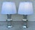 Art Deco Bull Nose Cylinder Mercury Glass Table Lamps - a Pair For Sale - Image 3 of 18