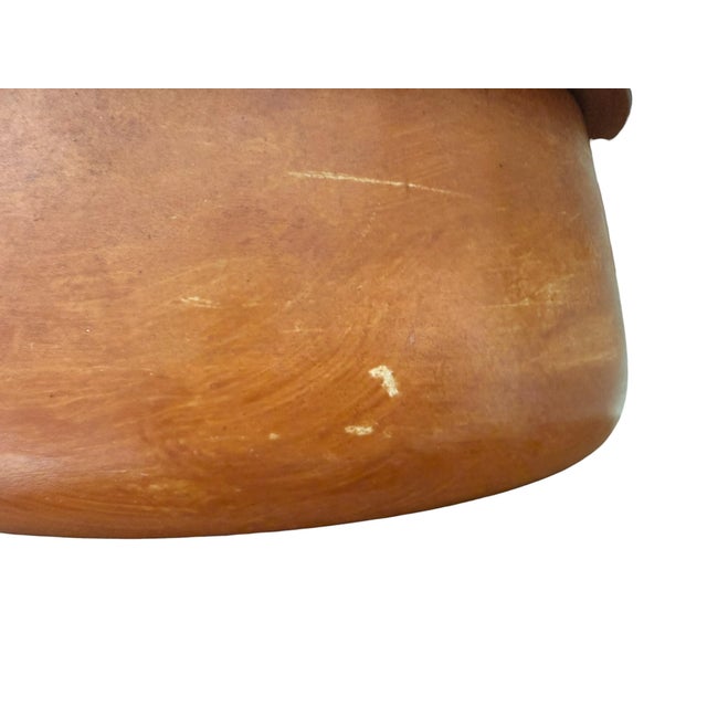 Burnt Orange 1960s Mid-Century Modern Attributed to Pillivuyt French Lamalle Poultry Roaster For Sale - Image 8 of 8