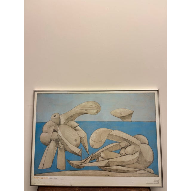 Surrealism Art Print of Pablo Picasso's 1937 Work La Baignade On the Beach For Sale - Image 3 of 12