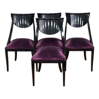 Gondola Dining Chairs by Pietro Costantini, Italy, 1980s, Set of 4 For Sale