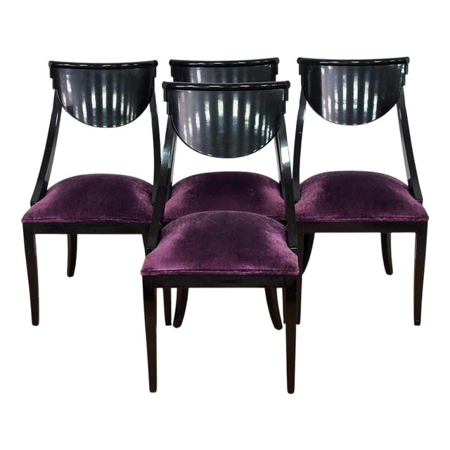 Gondola Dining Chairs by Pietro Costantini, Italy, 1980s, Set of 4 For Sale