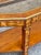 Wood Postmodern Faux Burl Hall Console Table For Sale - Image 7 of 10
