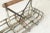 Rustic European 1940's Provence Rustic Galvanized Metal Eight Wine Bottle Carrier Tote Caddie For Sale - Image 3 of 6