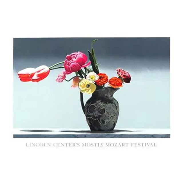 1994 Ben Schonzeit 'Wedgewood' Modernism Pink,Orange,Yellow USA Serigraph For Sale