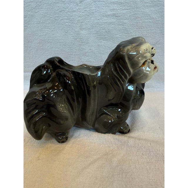1940s Porcelain King Charles Cavalier Planter For Sale - Image 12 of 12