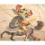 Mid 20th Century Mid 20th Century Showa Era Japanese Watercolor Painting of Samurai For Sale - Image 5 of 10