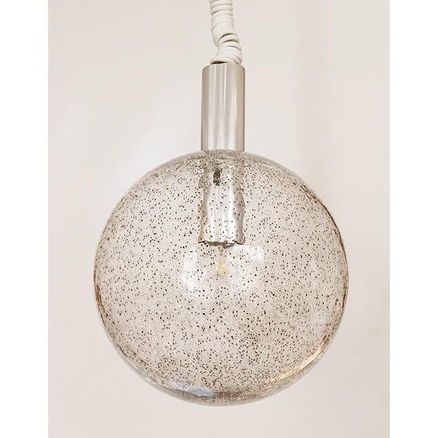 Transparent Pair of “Sfera” Pendant Lamps by Tobia Scarpa for Flos, Italy 1960s For Sale - Image 8 of 11