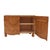 Mid-Century Modern Italian Oak Wood Sideboards with Travertine Top, Set of 2 For Sale - Image 3 of 15