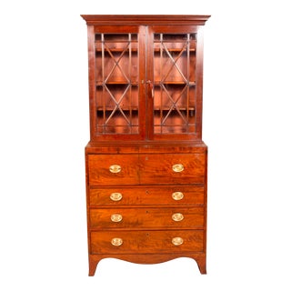 George III Mahogany Secretaire For Sale