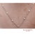 14k(585) White Gold Natural Diamond Adjustable by the Yard Necklace/Pendant For Sale - Image 11 of 12