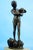Large 20th Century Antimony Water Carrier Sculpture with Marble Base, Naples, Italy For Sale - Image 10 of 18