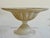 A fluted glass footed compote. The Scavo technique has whitish flecks scattered across beige undertones. Italian from the...