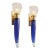 1970s Mid Century Modern Blue Murano Glass Italian Sconces - A Pair For Sale