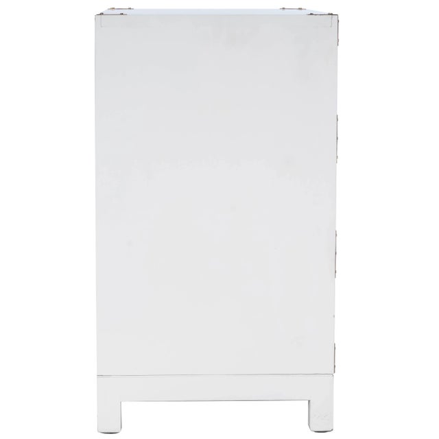 Forster Campaign 3 Drawer Dresser, White For Sale - Image 10 of 13