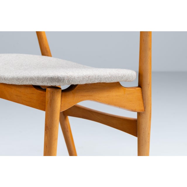 No. 7 Dining Chairs by Helge Sibast for Sibast, 1950s, Set of 4 For Sale - Image 12 of 15