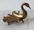 Farmhouse Vintage Footed Brass Swan Soap or Trinket Dish For Sale - Image 3 of 11