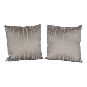 Pair of Jim Thompson Silk Decorative Throw Pillows