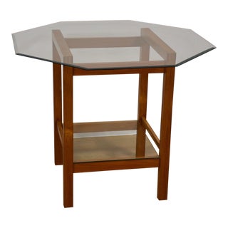 Teak & Glass Dinette Table For Sale