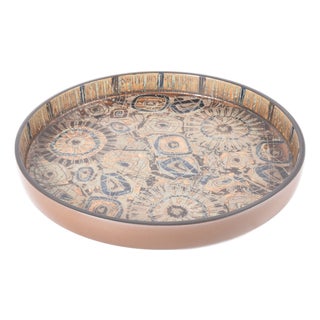 Large Modern Danish Ceramic Baca Vide-Poche by Nils Thorsson for Royal Copenhagen, 1970s For Sale