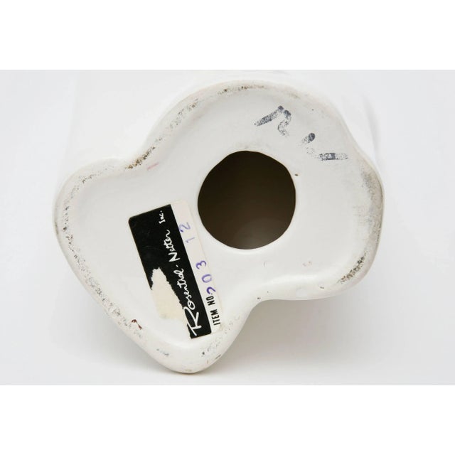 Vintage Rosenthal Netter Modernist White Porcelain Abstract Figure Sculpture For Sale - Image 10 of 11