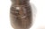Early 20th Century Primitive Wood Vase With Repair For Sale - Image 5 of 11