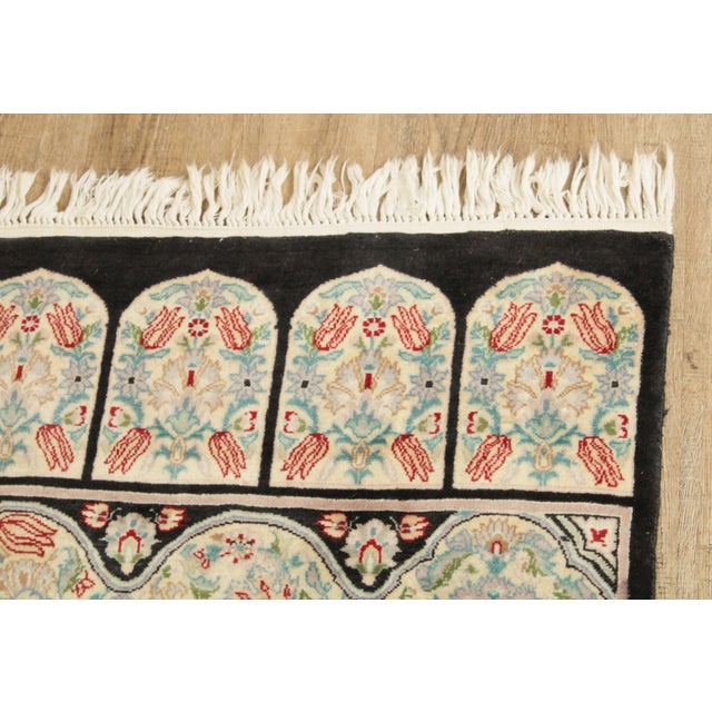 Chinese Semi Antique 7'8 inch x 4'6 inch Wool Area Rug For Sale In Philadelphia - Image 6 of 12