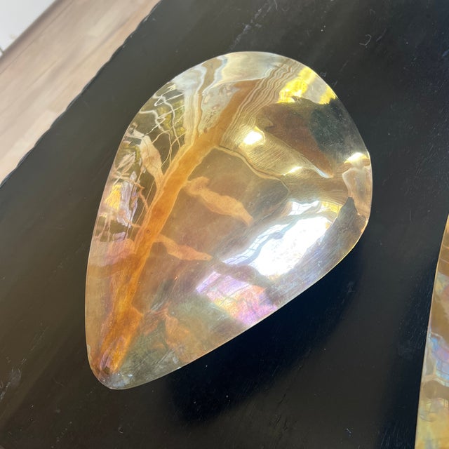 Mid Century Modern Brass Wall Sconces- Pair For Sale - Image 4 of 7