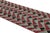 Rug & Kilim Rug & Kilim’s Distressed Runner in Red and Blue Geometric Patterns For Sale - Image 4 of 8