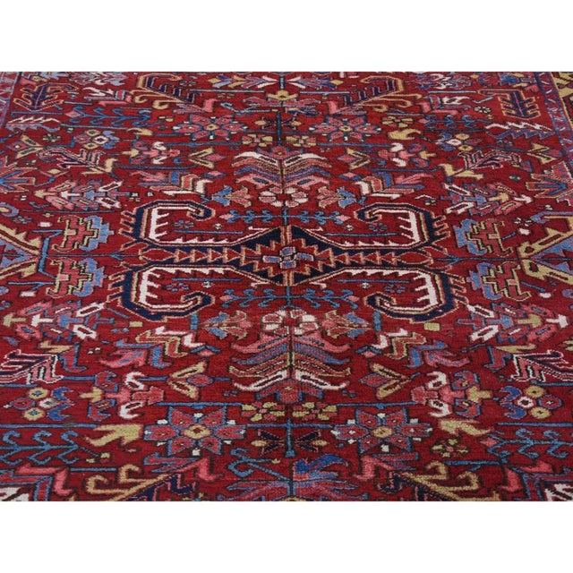 1920s 1920s Red Antique Oriental Rug For Sale - Image 5 of 12