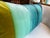 Blue & Green Ombre Velvet Pillow Cover For Sale - Image 4 of 4