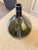 Antique French Green Free Blown Glass Demijohn Bottle, 1800s For Sale - Image 10 of 12