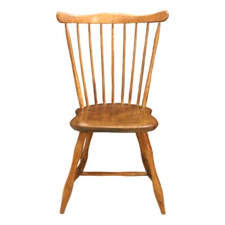 Early 19th Century Diminutive American Fan Back Windsor Side Chair For Sale