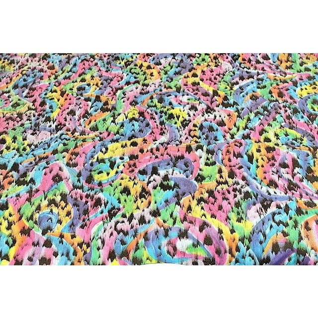 Natural Suede Hand Dyed Pillow Covers with Abstract Spots - a Pair For Sale - Image 10 of 13