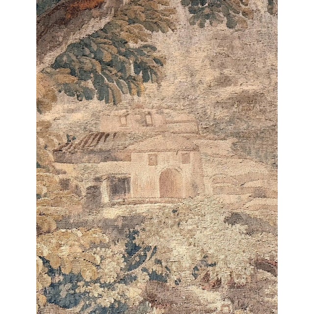 18th Century French Aubusson Pastoral Tapestry Attributed to Jean Baptiste Huet For Sale - Image 14 of 17