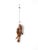 This vintage folk art wooden fish mobile features a charming, rustic design. Each fish is hand-carved, showcasing the...